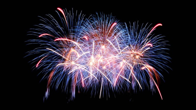 Ring in 2024 with Fireworks at the Beach